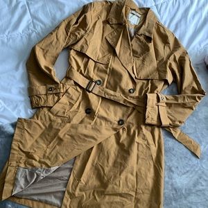 A New Day classic camel trench coat